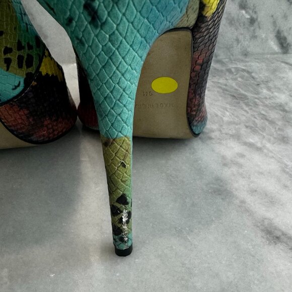 Steve Madden Proto Multi Snake Pointed Pumps Size 9M - Picture 12 of 13